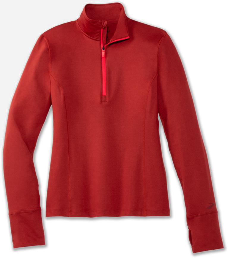Dámske Brooks Dash 1/2 Zip - Bežecké Bundy - Ruzove/Ruzove (78136-NPLH)